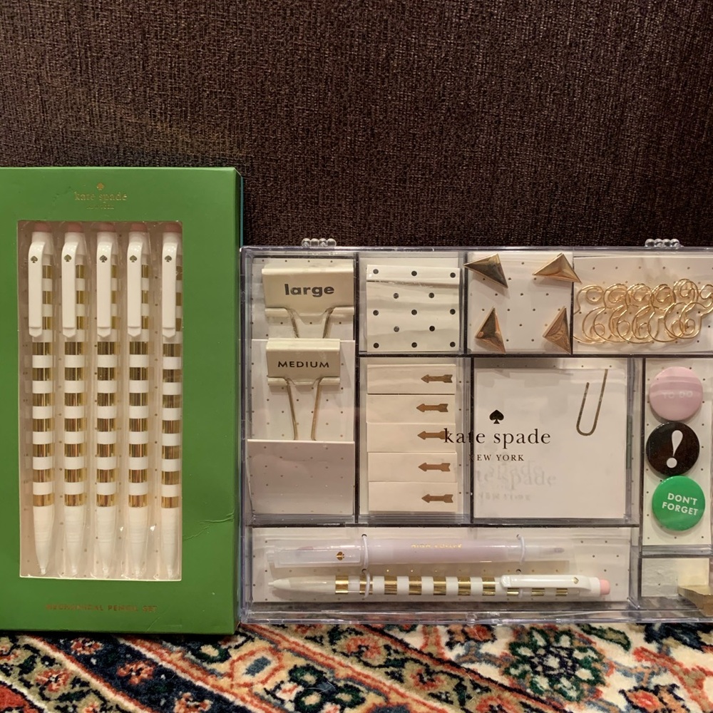 NIB NWT Kate Spade pencils and stationary